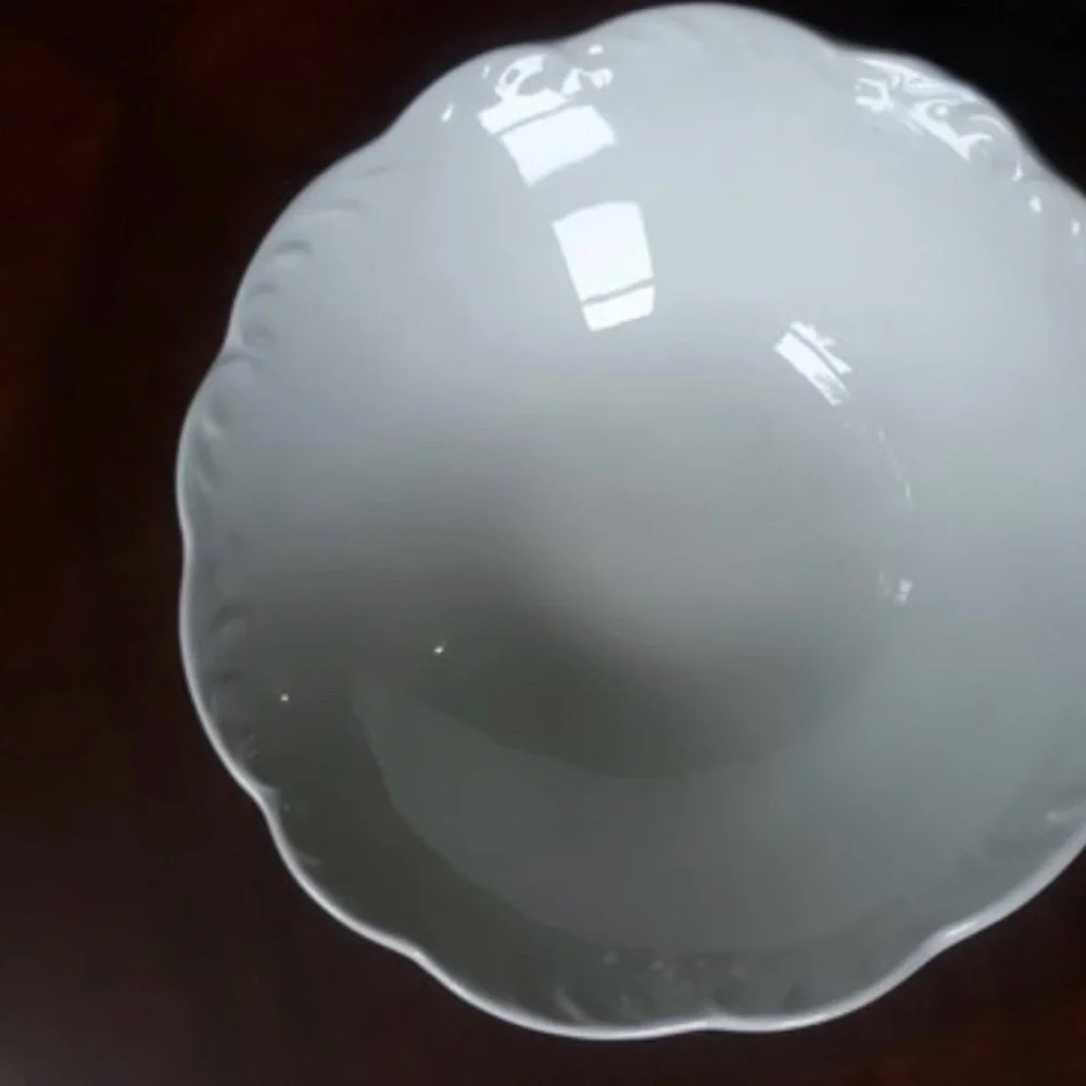 J and G Meakin White Ironstone Vintage Cereal Bowl - Picture 2 of 3